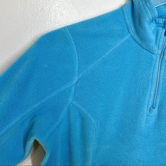 The North Face 1/4 Zip Lightweight Turquoise Fleece Pullover Size XS - Picture 7 of 12